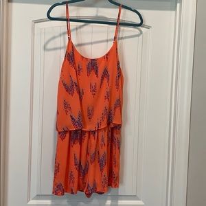 Coral Everly Romper